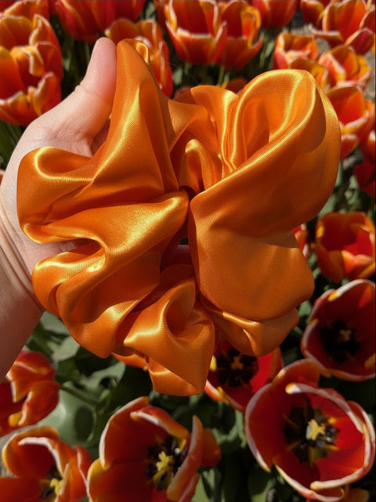 Orange Scrunchie