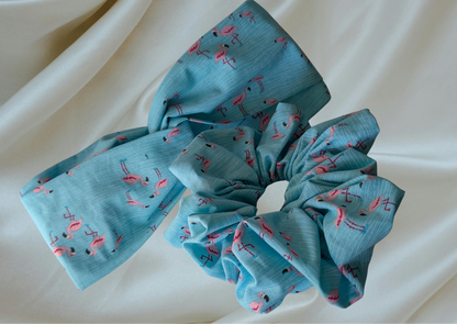 Flamingo Headband & Scrunchie Set