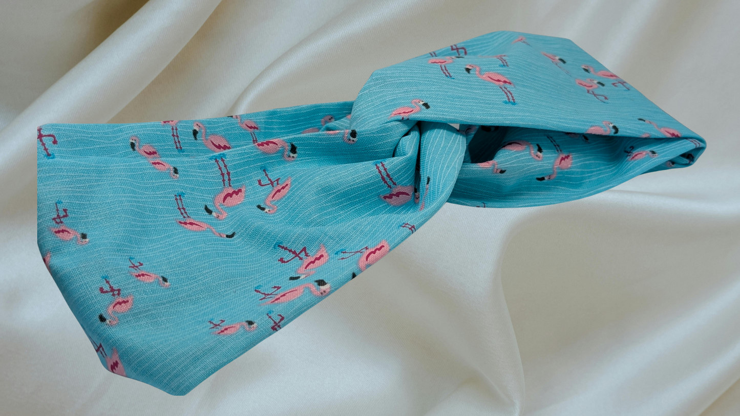 Flamingo Headband & Scrunchie Set