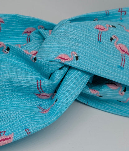Flamingo Headband & Scrunchie Set