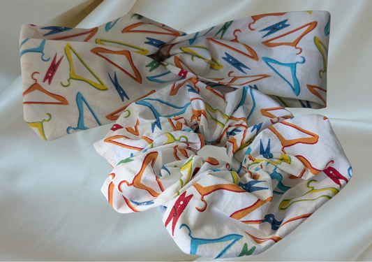 Hanger Headband & Scrunchie Set