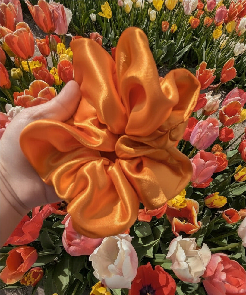 Orange Scrunchie