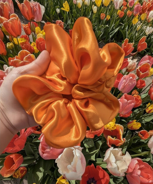 Orange Scrunchie