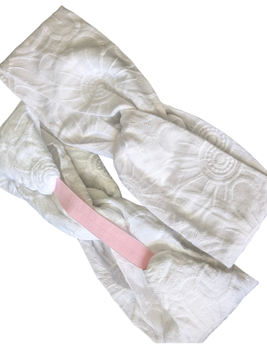 White Headband, Pink Band
