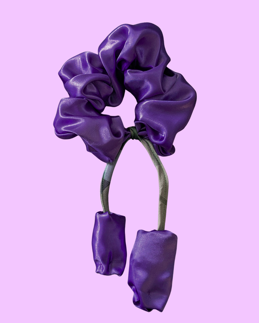 Violet Tulip Scunchie