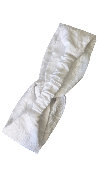 White Twisted Headband